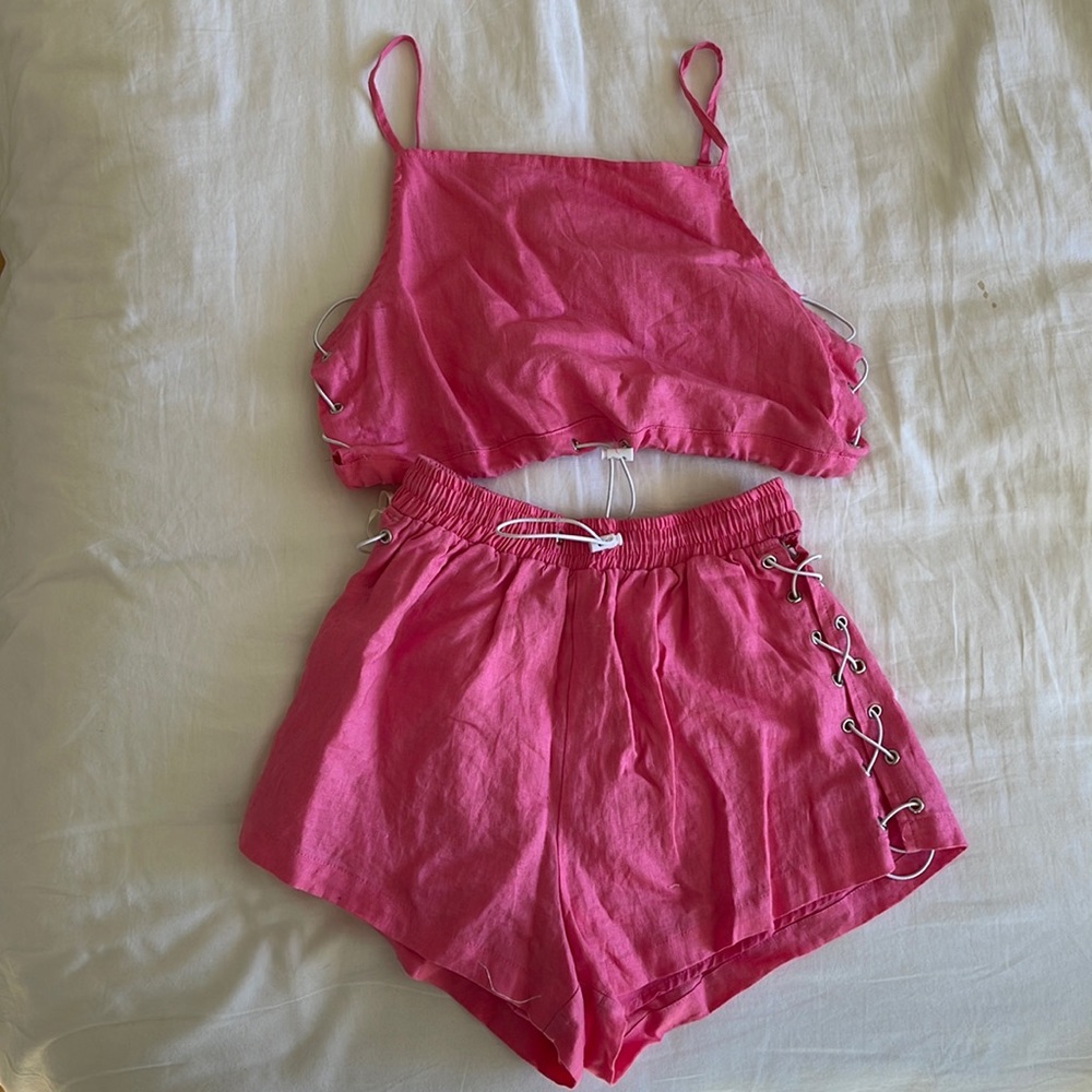 LF Pink Two Piece Set NWT